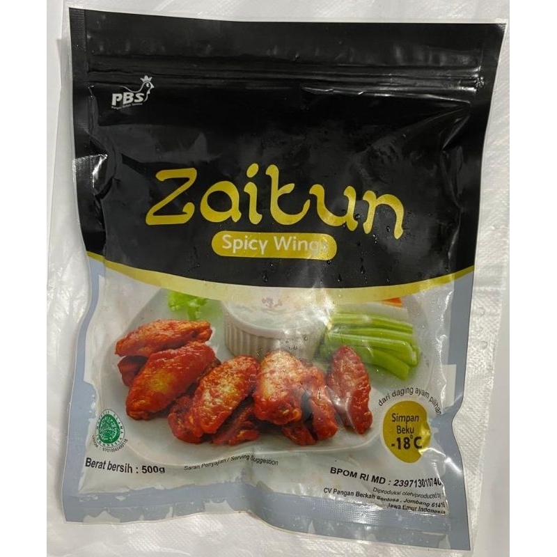 

Zaitun Spicy Wing 500gr