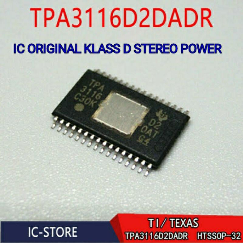 TPA3116 TPA3116D2 TPA 3116 120W Class D Stereo Power Amplifier V2