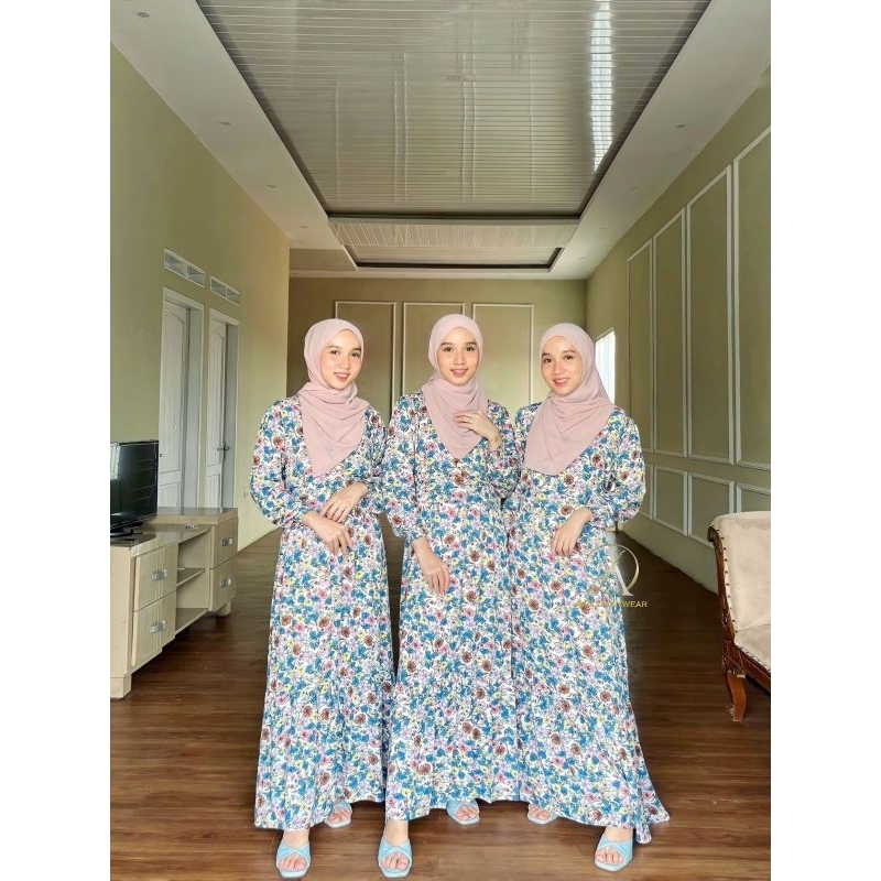 GAMIS DASTER MILEA DRESS RAYON VISCOSE MURAH