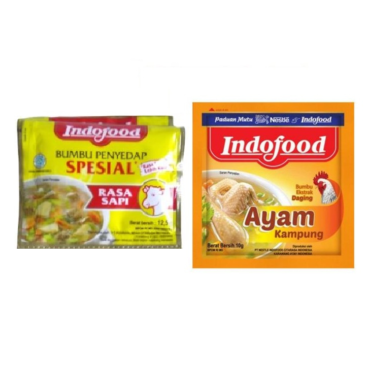 

INDOFOOD BUMBU PENYEDAP SPESIAL 12,5gr RASA SAPI AYAM KAMPUNG 10gr BUMBU MASAK KALDU MAKANAN KEBUTUHAN MEMASAK INSTAN SPESIAL EKSTRAK DAGING SACHET RENCENG 10 GRAM 12.5 125