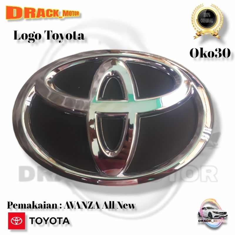 LOGO EMBLEM GRILL DEPAN TOYOTA AVANZA ALL NEW 2012-2015 ORIGINAL/LOGO EMBLEM GRILL DEPAN TOYOTA AVAN