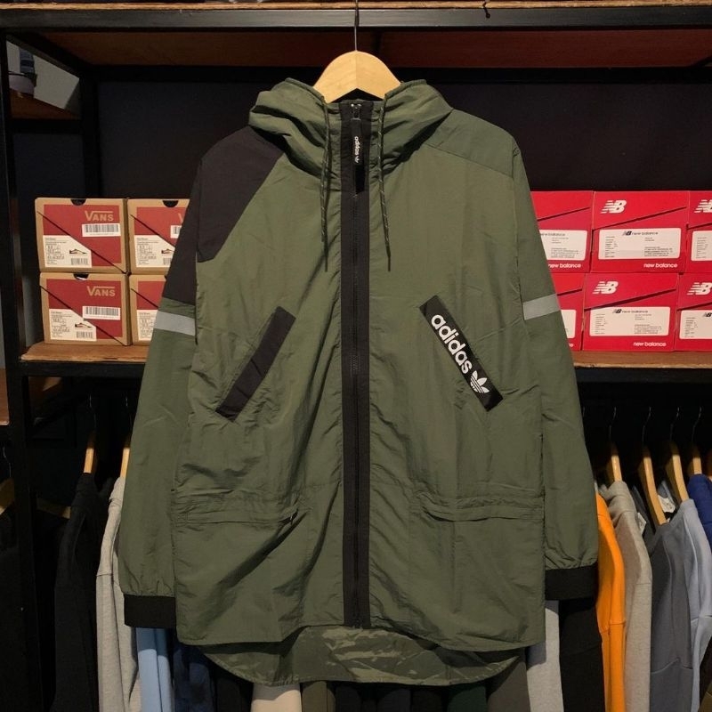 Adventure Fz Windbreaker Olive / ADIDAS WINDBREAKER original