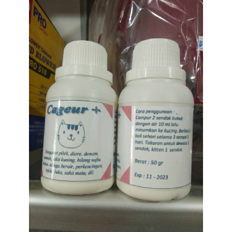 Vitamin Kucing Sakit Cageur, imun boosterbobat demam kucing ampuh
