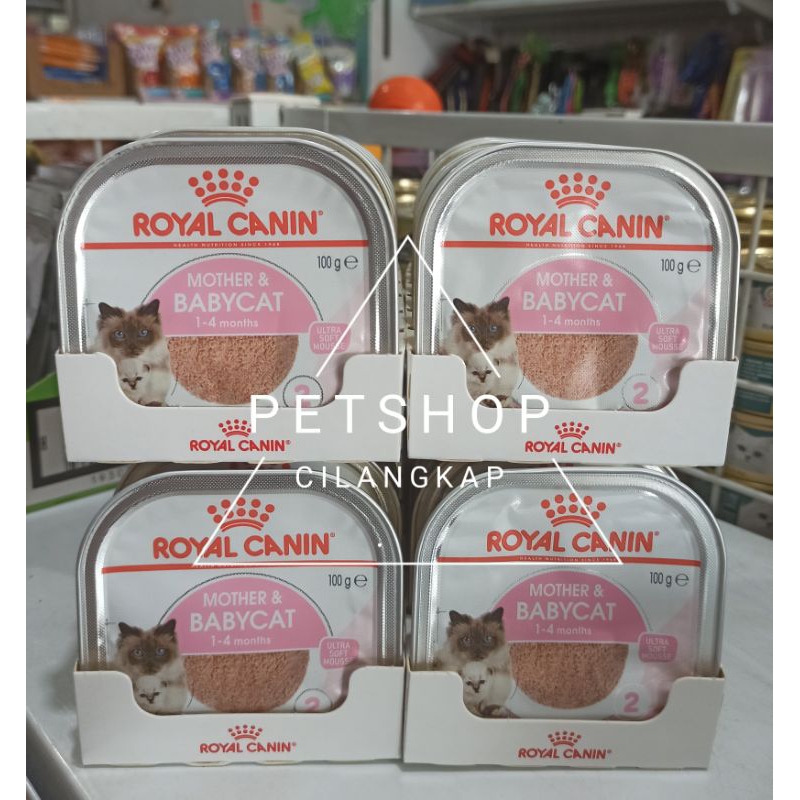 royal canin mother babycat wet 100gram rc baby cat makanan kucing