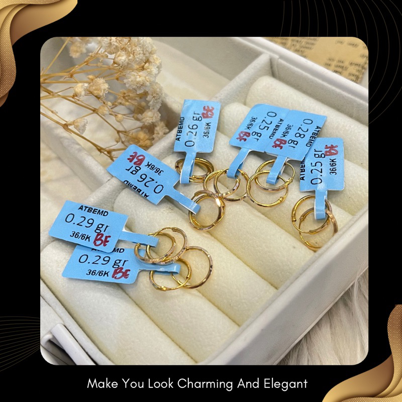 Anting emas muda anak