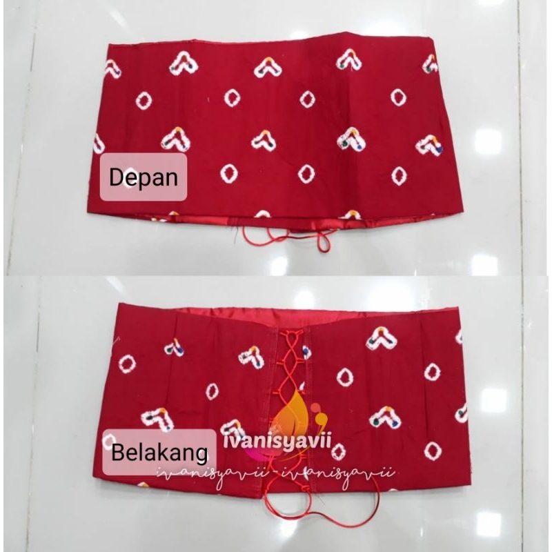 Angkin Instan Motif Jumputan || Warna Lengkap