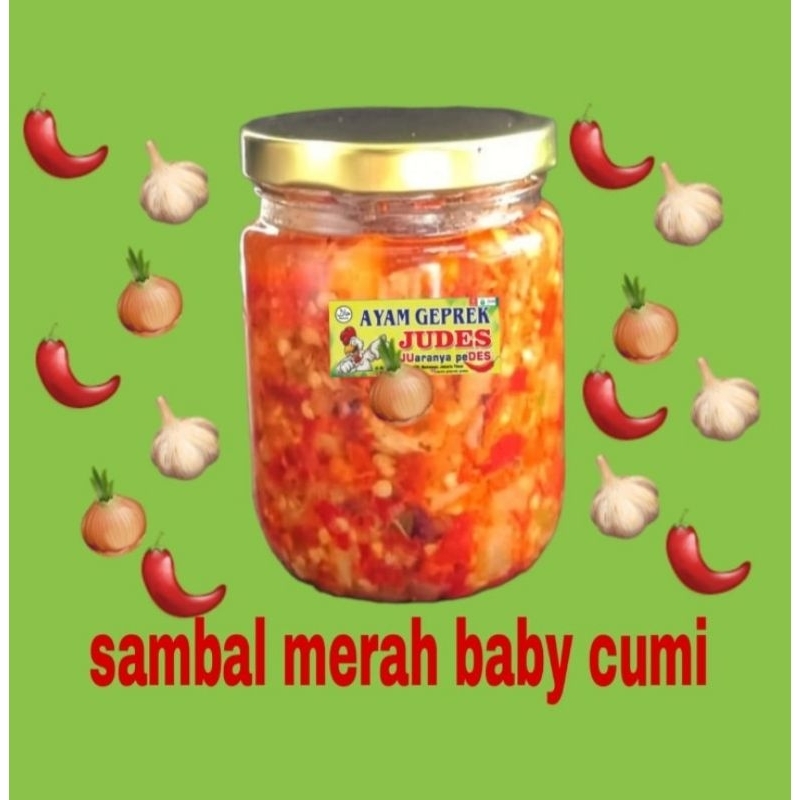 

Sambal Merah Baby Cumi 200 gr