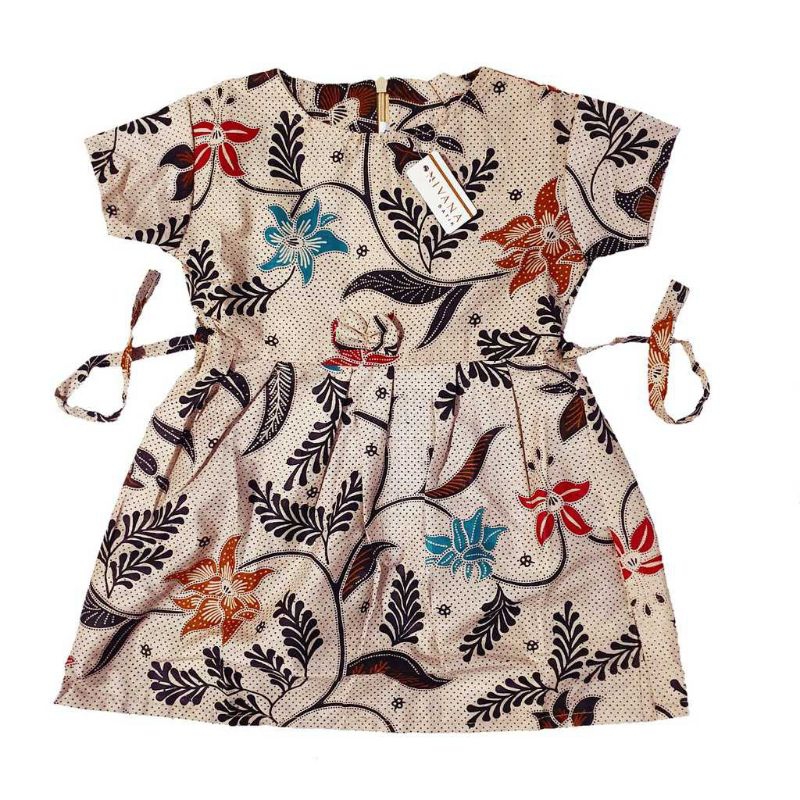 DRESS BATIK ANAK PEREMPUAN 1-5 TAHUN | DRESS ANAK MOTIF | DRESS ANAK PEREMPUAN USIA 1 - 4 TAHUN | FA