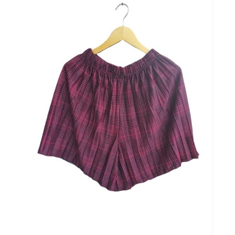 hotpants Plisket Hyget Motif Kotak Jumbo 30-100kg