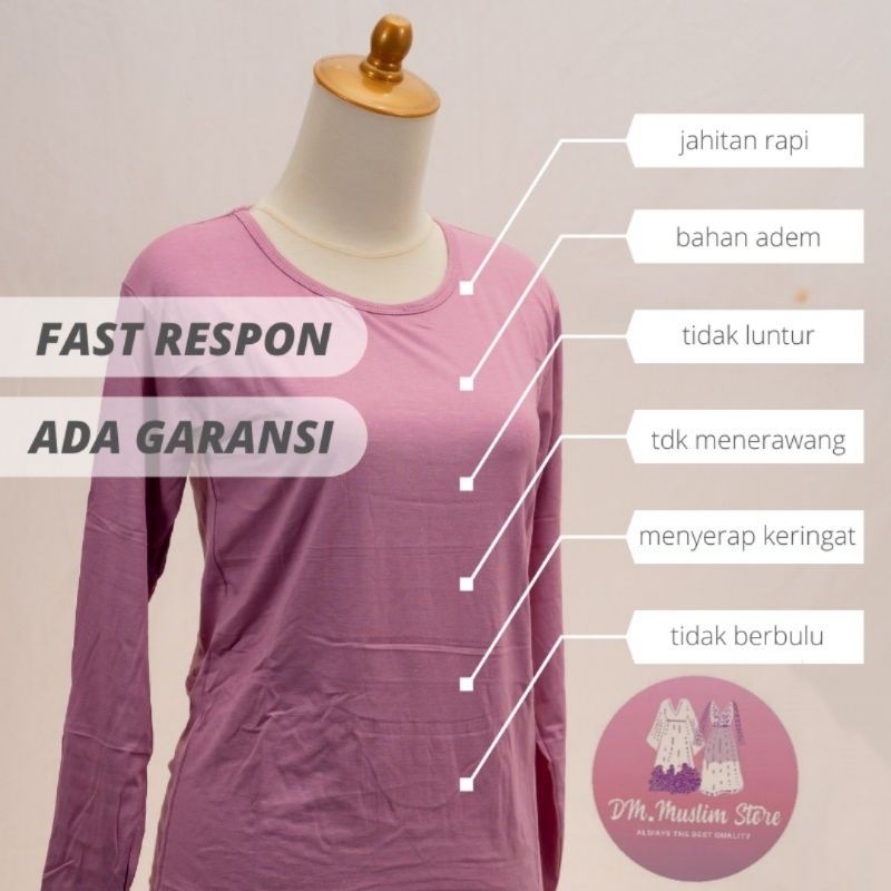 Manset Lengan Panjang,Manset Kaos Rayon, Manset Leher Bulat, Manset Lengan Panjang