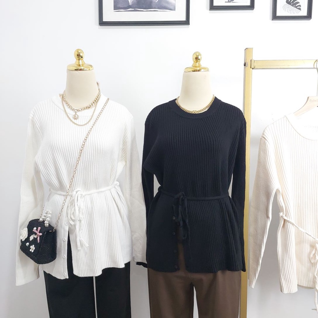 ATASAN FOCUS KNITTED PREMIUM FASHION WANITA IMPORT BANGKOK NOB