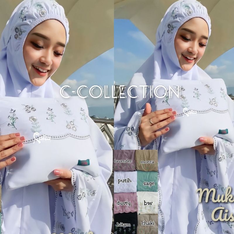 MUKENA KHADIJAH TERBARU MUKENA JUMBO PREMIUM BY RAISA HIJAB/MUKENA AISYAH PREMIUM QUALITY BY RAISA H