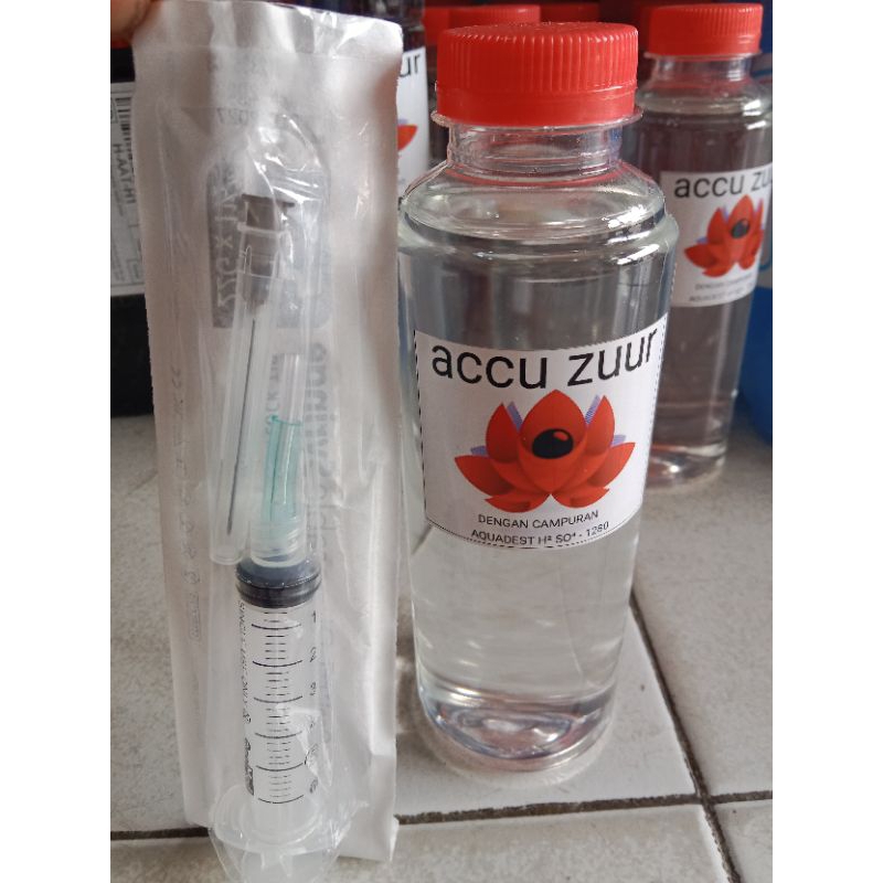 250ML AIR ACCU ZUUR AIR AKI KERING & SUNTIKAN JARUM