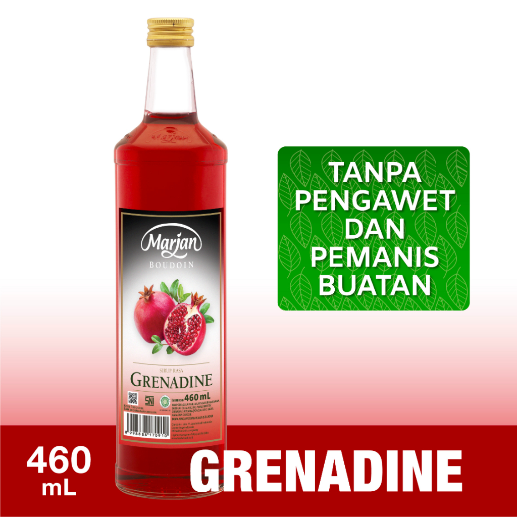 

Marjan Boudoin Syrup Grenadine 460ml