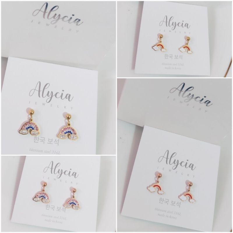 alycia anting anak pelangi titanium