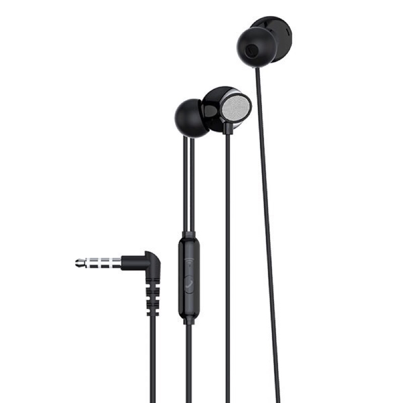 HEADSET - HF - HANDSFREE LOG ON PIANO LO-HF783 BASS WIRED EARPHONE