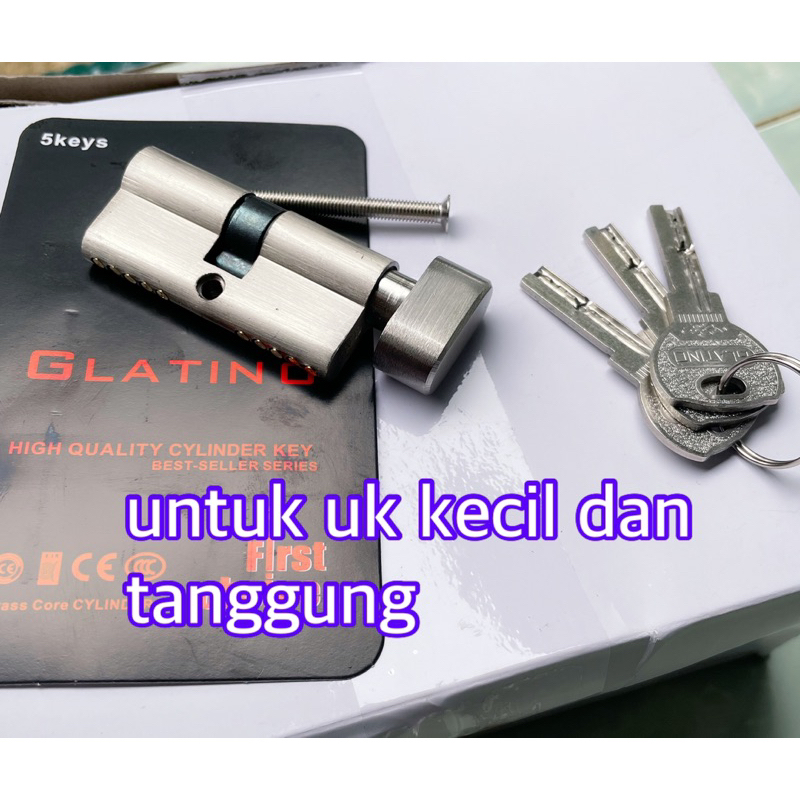 SILINDER KUNCI KECIL 29 MM/ Silinder Kunci Pintu Rumah Kecil Medium 2,9 cm knop putar wc 29 mm Putar Knop KNOP SILINDER PUTAR KUNCI PUTAR KECIL silinder putar untuk kunci kecil dan medium cylinder kunci pintu ukuran medium silinder kunci knop kecil