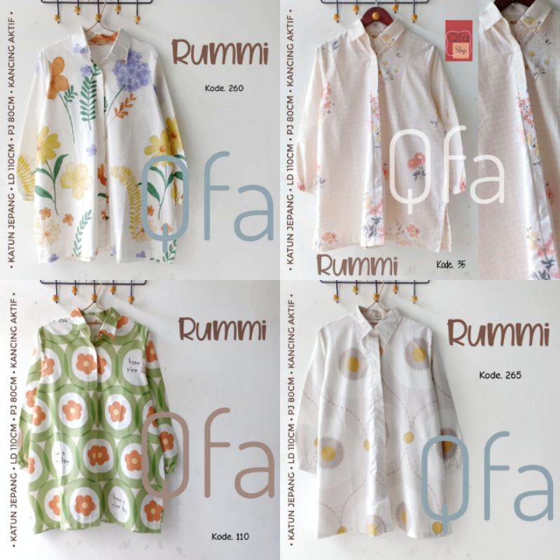 RUMMI KEMEJA ORI QFA SHOP