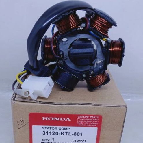 ORI SPUL STATOR / SPUL COMP SUPRA FIT LAMA / SUPRA FIT NEW / REVO 100 / LEGENDA 2 [31120-KTL-881]