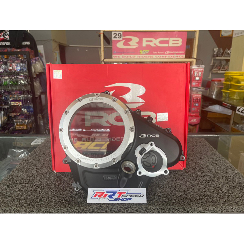 BAK KOPLING ENGINE COVER RCB TRANSPARAN MX KING R15 V3 MT 15 VIXION R WR 155 RACINGBOY Gold Silver Blue Red