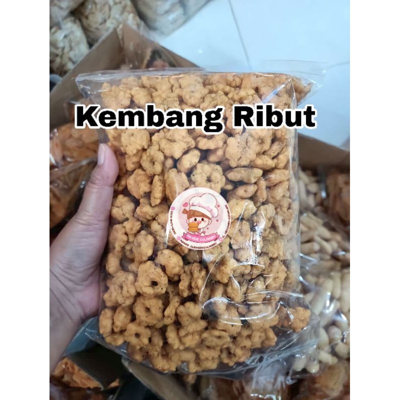 

Camilan Kiloan Kembang Ribut Jajanan Jadul [ 500gr ]