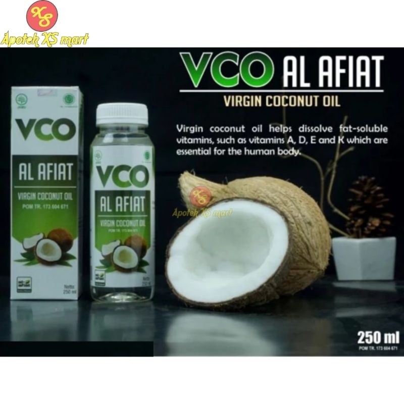 

AL AFIAT VCO 250 ML VIRGIN COCONUT OIL MINYAK KELAPA MURNI 250 ML VCO