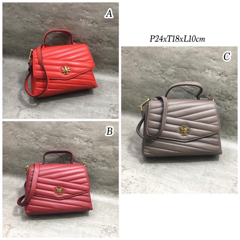 Tory Burch Kira Chevron Top Handle Satchel