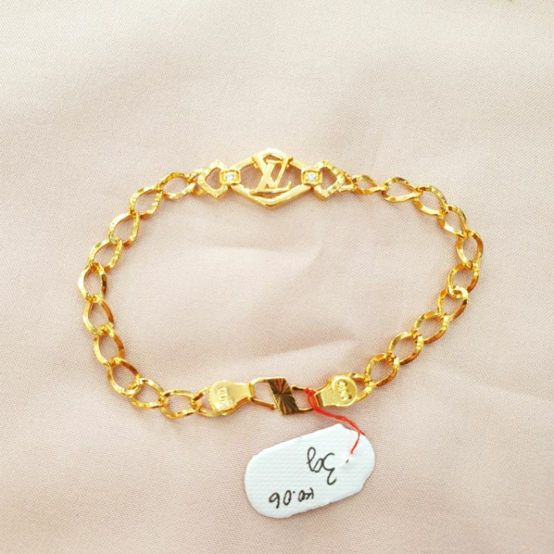 Gelang rantai emas asli kadar 300