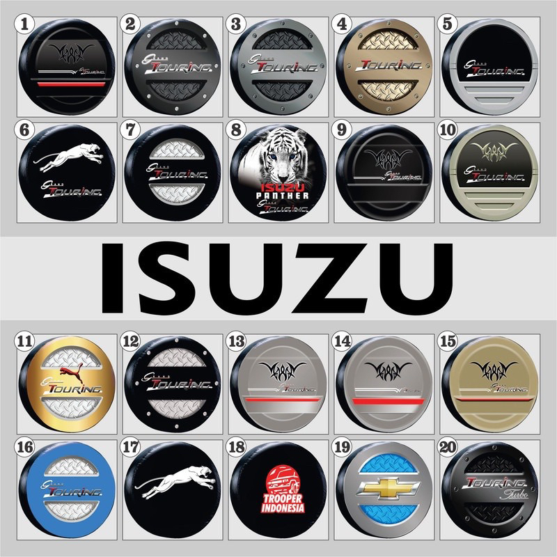 Cover ban sarung ban serep mobil panther isuzu grand touring panther