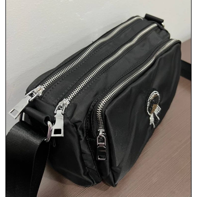 Nylon Bag BKK Triple Zipper ( kode 1148 )