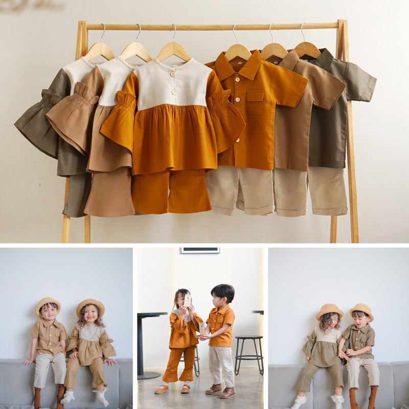 QF APPROVED - GYAN LINEA COUPLE SET | BAJU MUSLIM ANAK