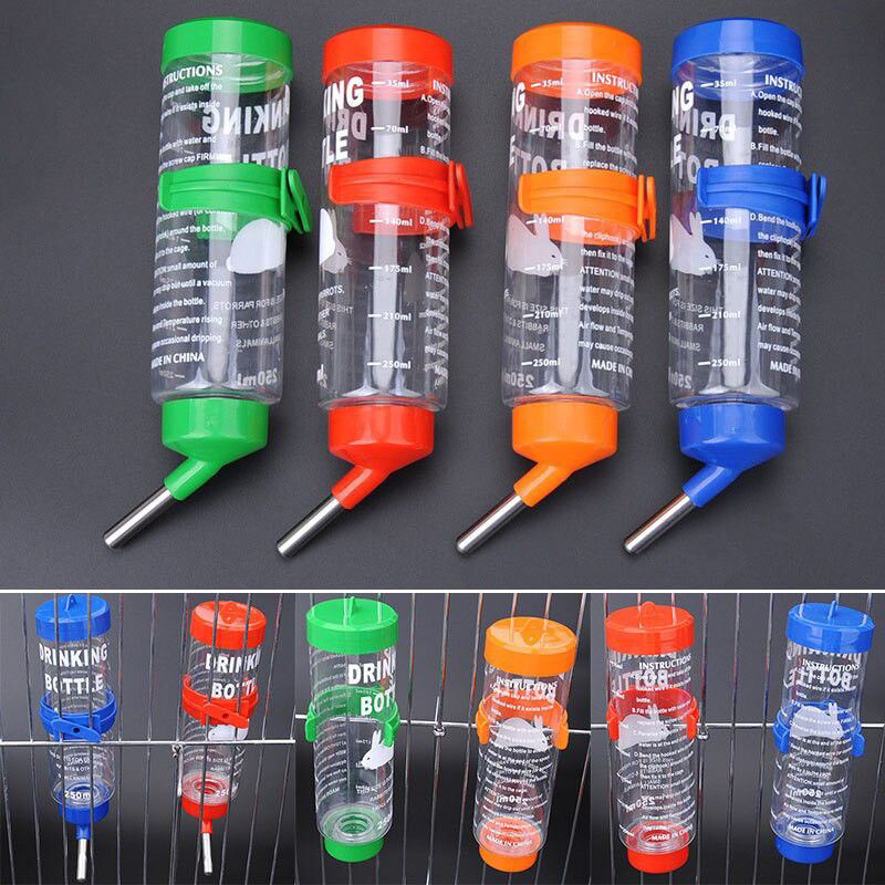 Botol Minum Kelinci Hamster 250ml Tempat Minum Kelinci 80ml Tempat Minum Kucing Botol Minum Kelinci 