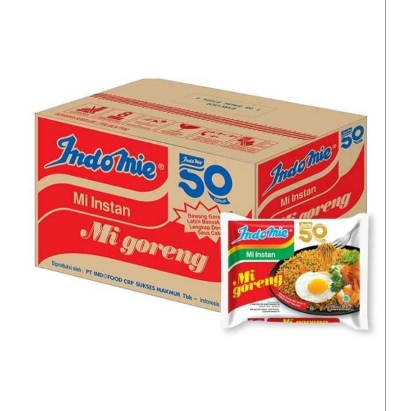 

INDOMIE MIE GORENG 1 DUS ISI 40 PCS