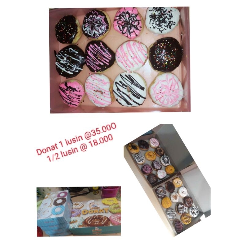 

Donat 12 pcs @35.000