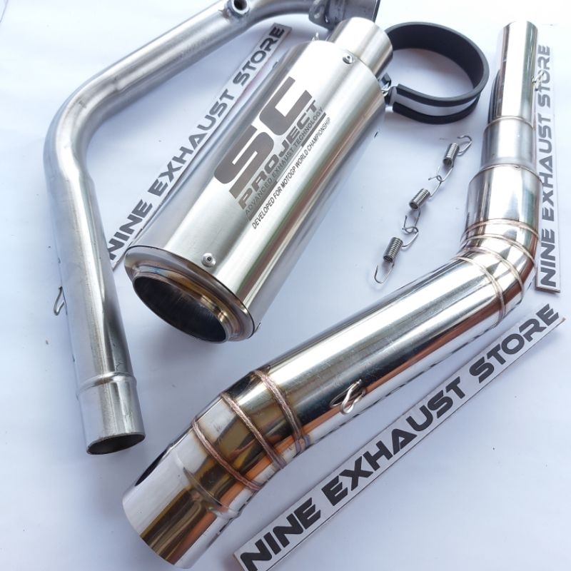 knalpot racing cbr 150 facelift sc project titan