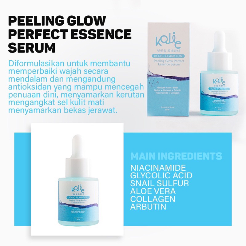 Kojic Plankton Peeling Glow Perfect Essence Serum 20ML