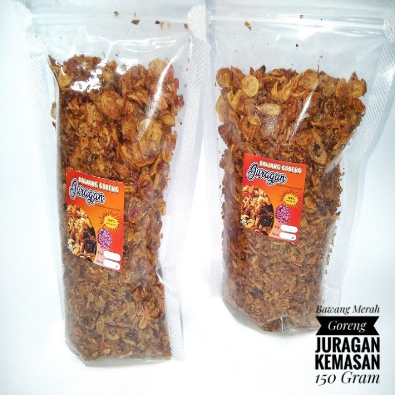 

Grosir Bawang Merah Goreng Crispy Gurih Renyah Juragan Kemasan 150 gram