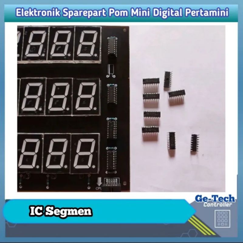 IC SN74HC595N Original Texas Untuk Display Pom Mini Layar Segmen 7 Pertamini Digital