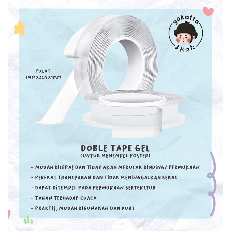 

DOUBLE TAPE TRANSPARAN