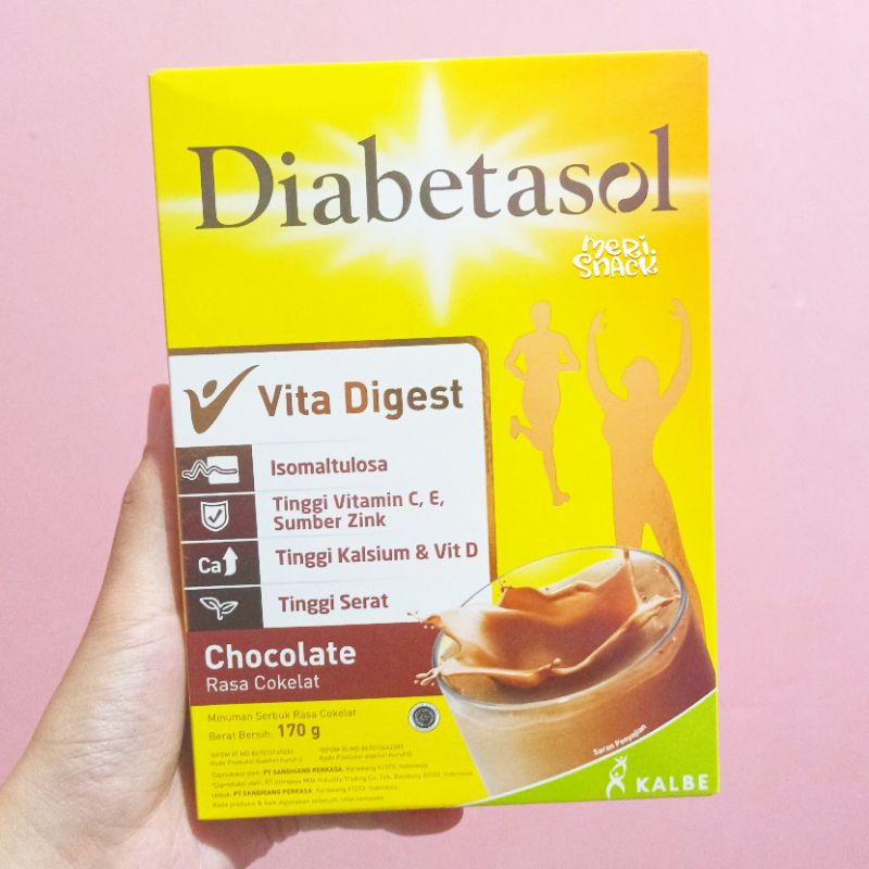 

Diabetasol Minuman Serbuk Rasa Coklat 170gr