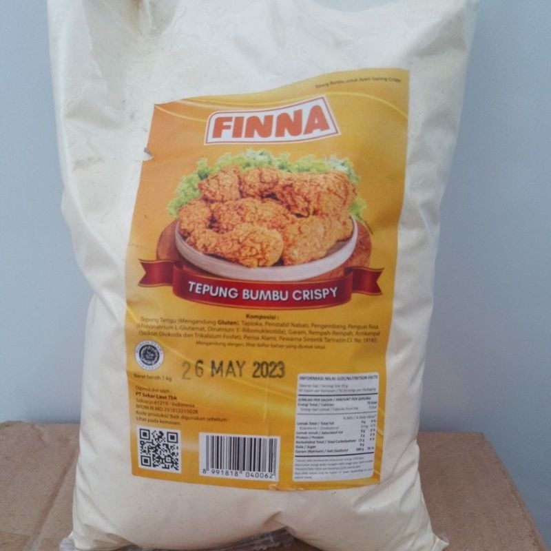 

Tepung bumbu crispy finna 1 kg