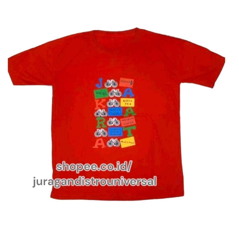 kaos Jakarta baju oleh oleh jkt