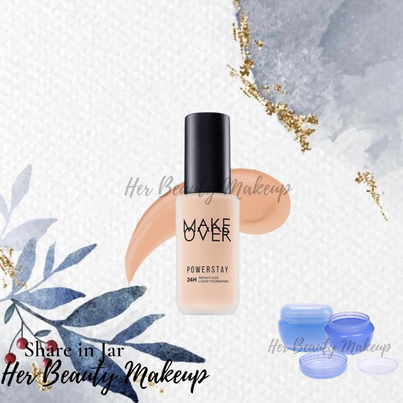 Share in Jar Make Ov*er Powerstay Weightless Liquid Foundation