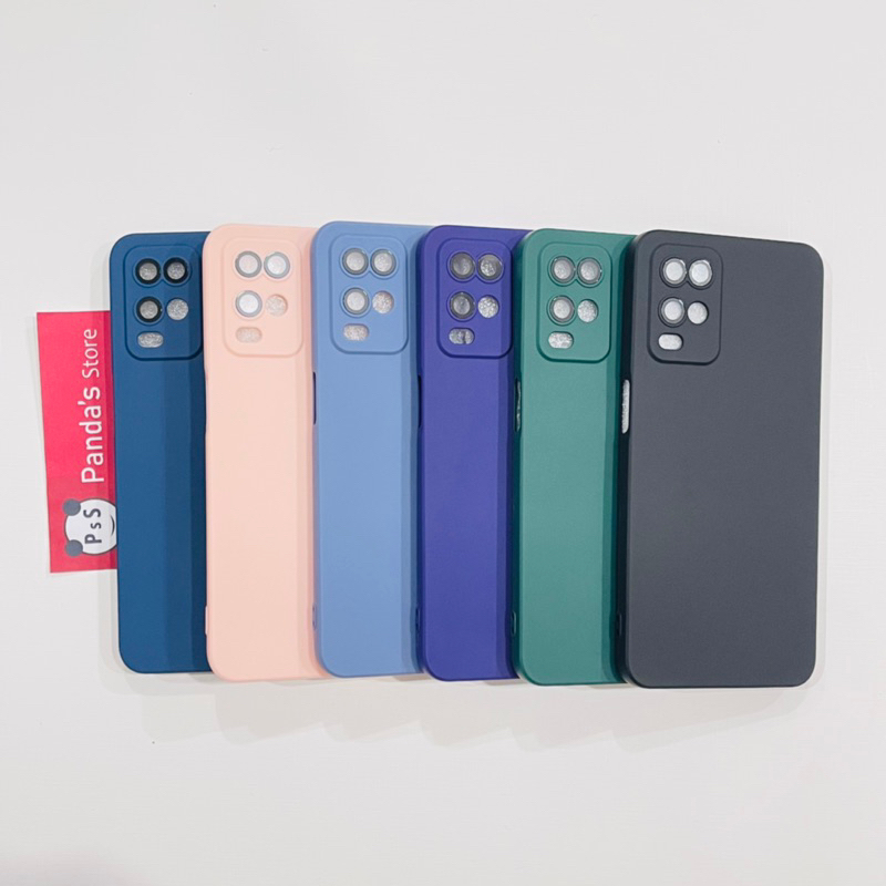 Case Oppo A54 Lenspro Makaron Full Color Softcase Pro Lensa