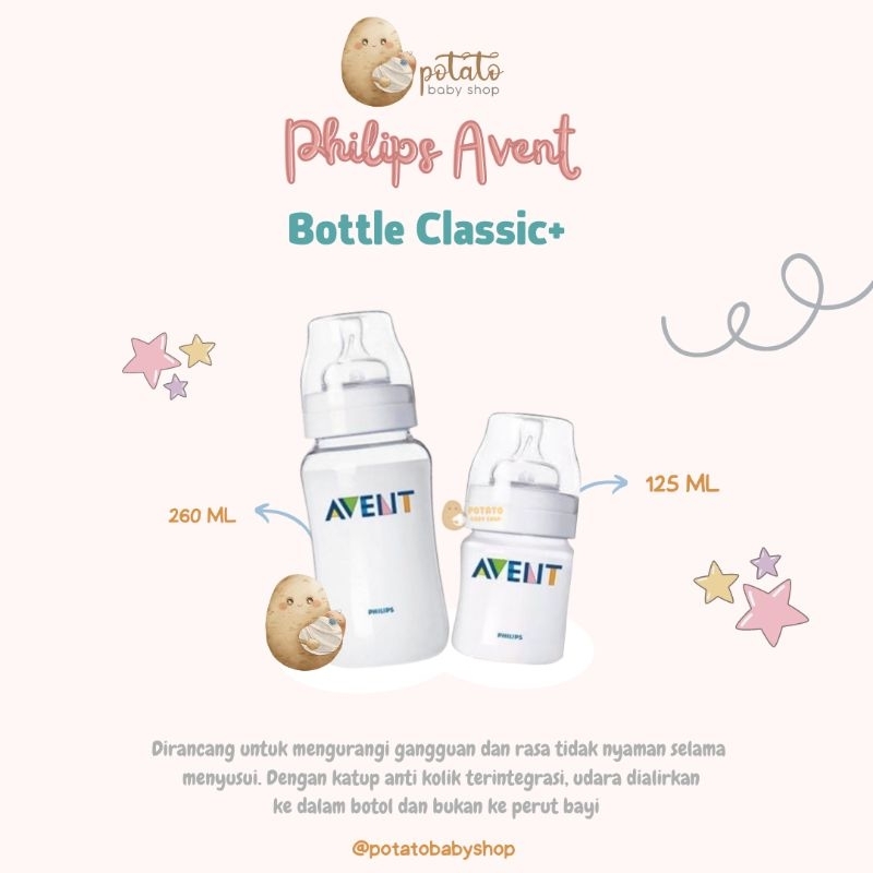 Philips AVENT - Bottle Classic+ 120ml 260ml
