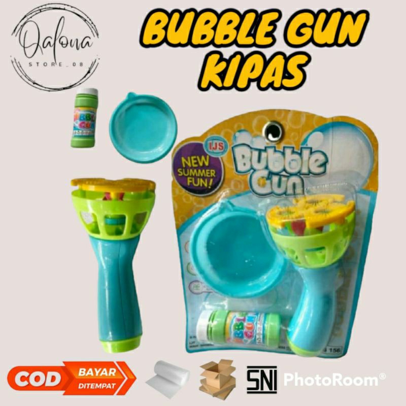 Mainan Bubble Gun Kipas Anak Bubble Pistol B156