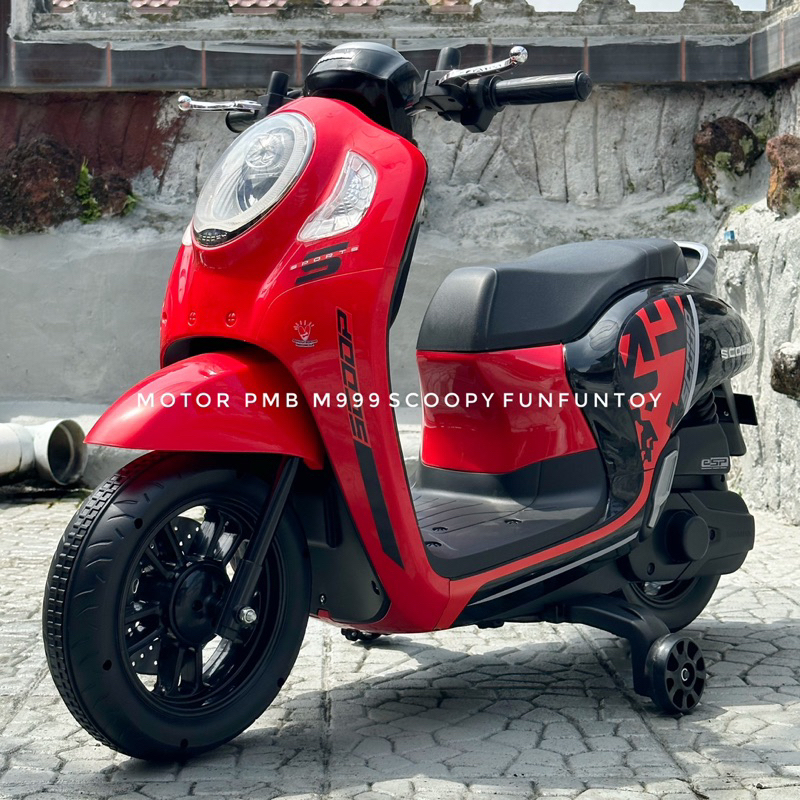 Motor Aki Anak Honda Scoopy M-999 Mainan Scooter Listrik untuk anak