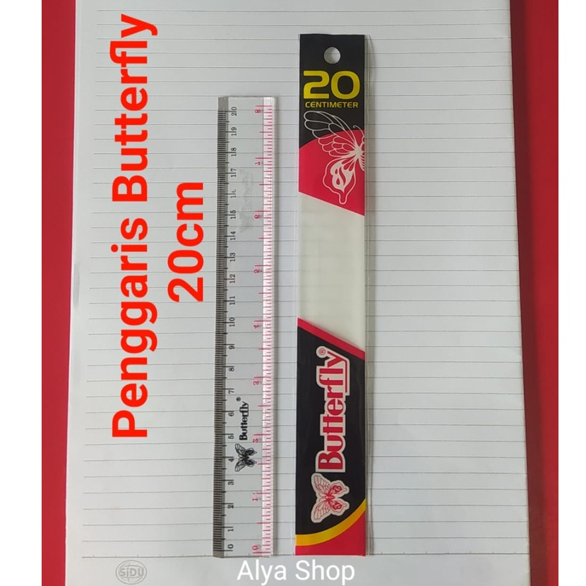 

Penggaris 20cm Butterfly