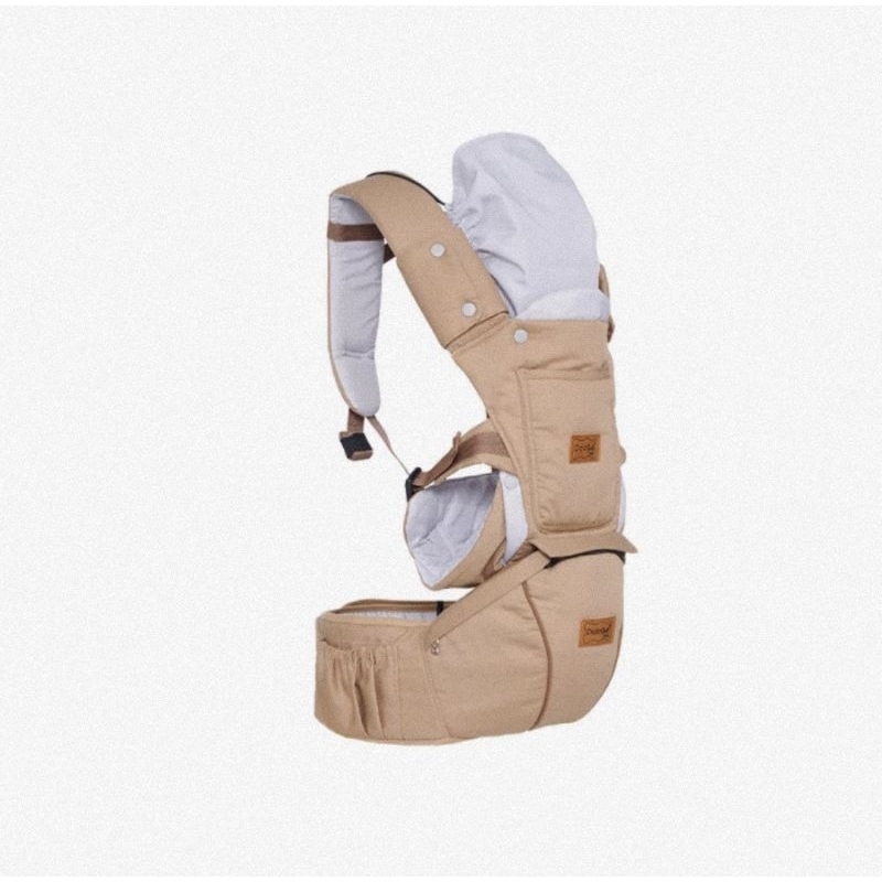 Dialogue Baby Hipseat Baby Carrier Brownie With Teething Pad DGG1039 - Gendongan Bayi