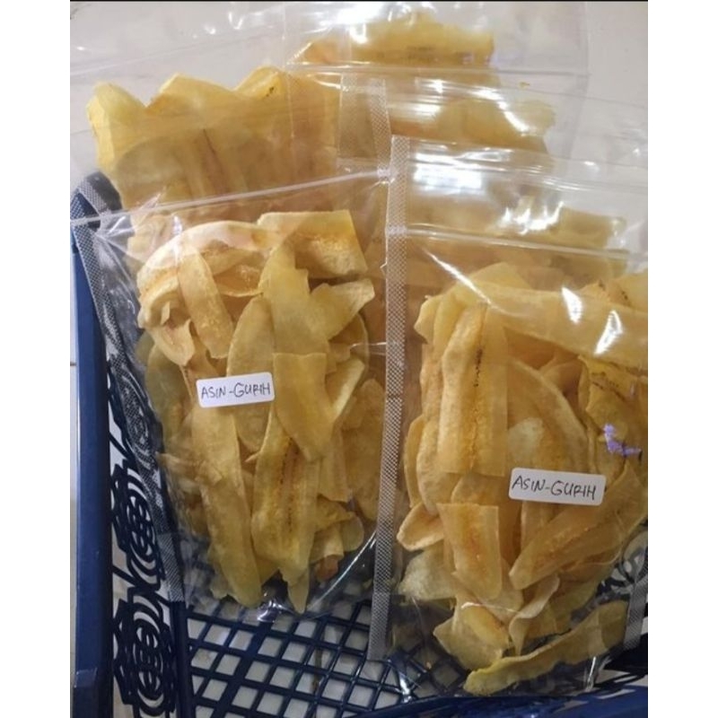 

Big sale keripik pisang asin 120gram TERMURAH